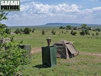 Mobil camp på special camp site Moru 5. (Moru Kopjes i södra Serengeti National Park, Tanzania)