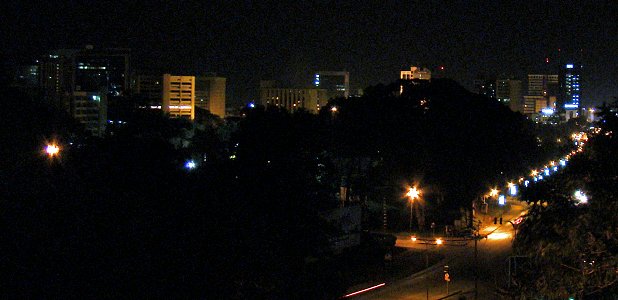Nairobi by night.